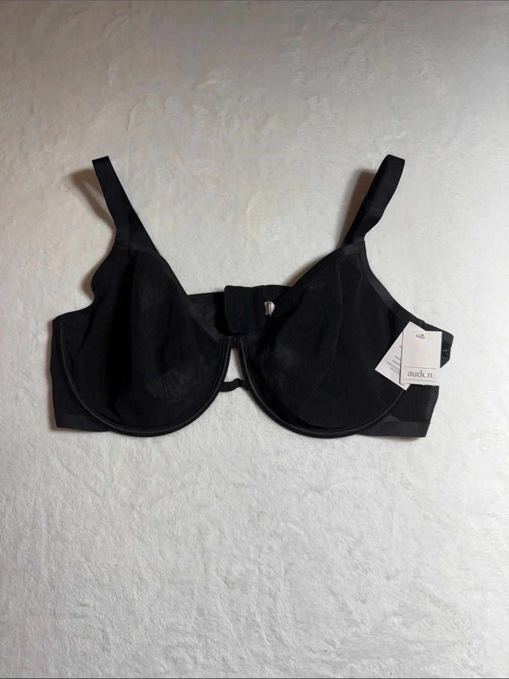 Auden Black Underwire Full Coverage Bra